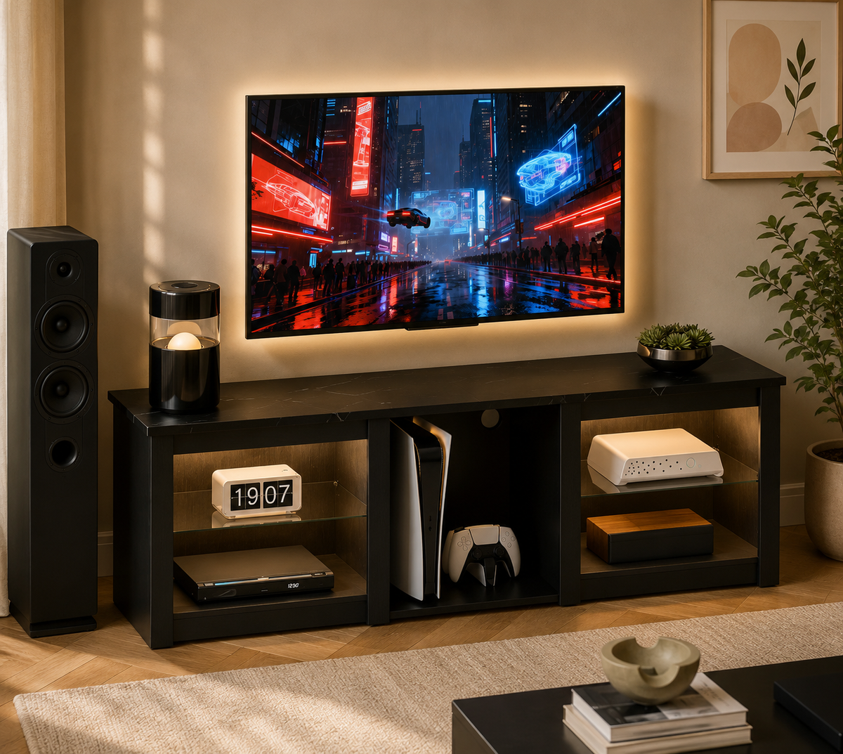 HM 160cm LED TV Stand for TVs Up to 70"