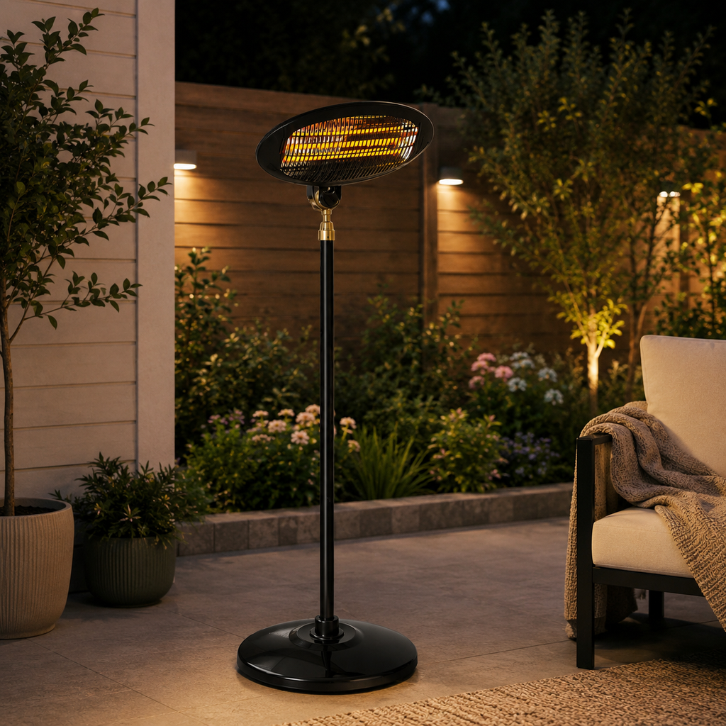 2KW Freestanding Electric Patio Heater