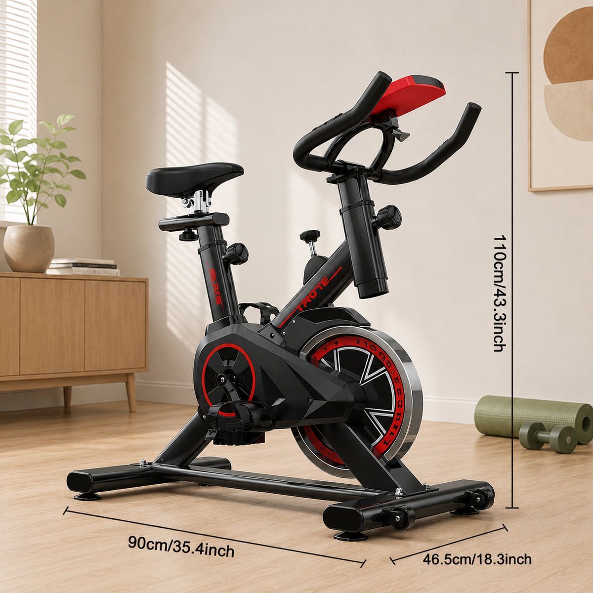 HM Exercise Bike with Adjustable Resistance