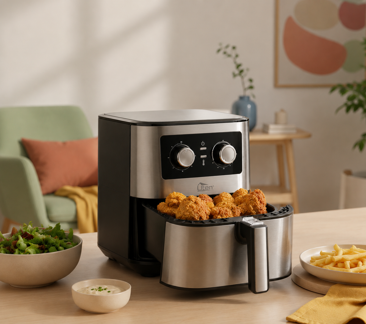 UTN 5.5L Family Size Air Fryer