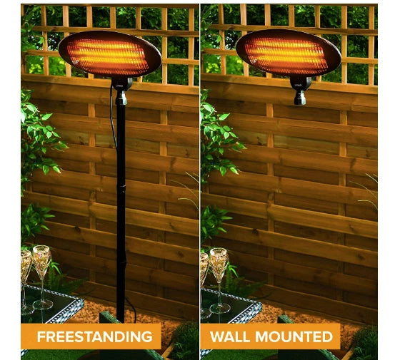 2KW Freestanding Electric Patio Heater