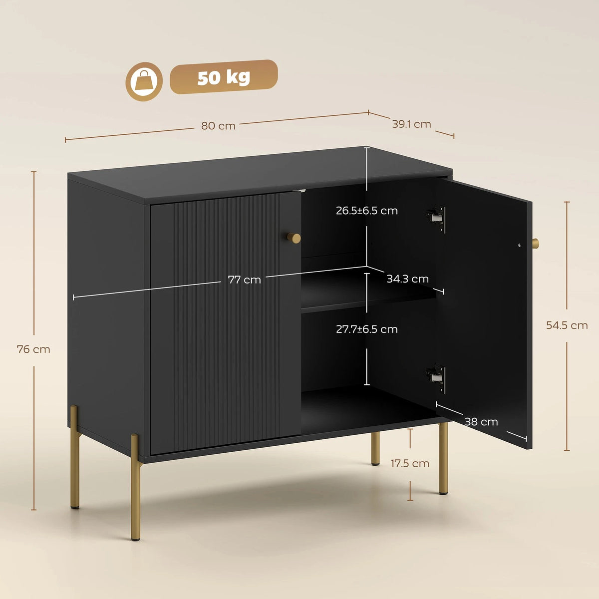Modern Coffee Bar Sideboard Cabinet