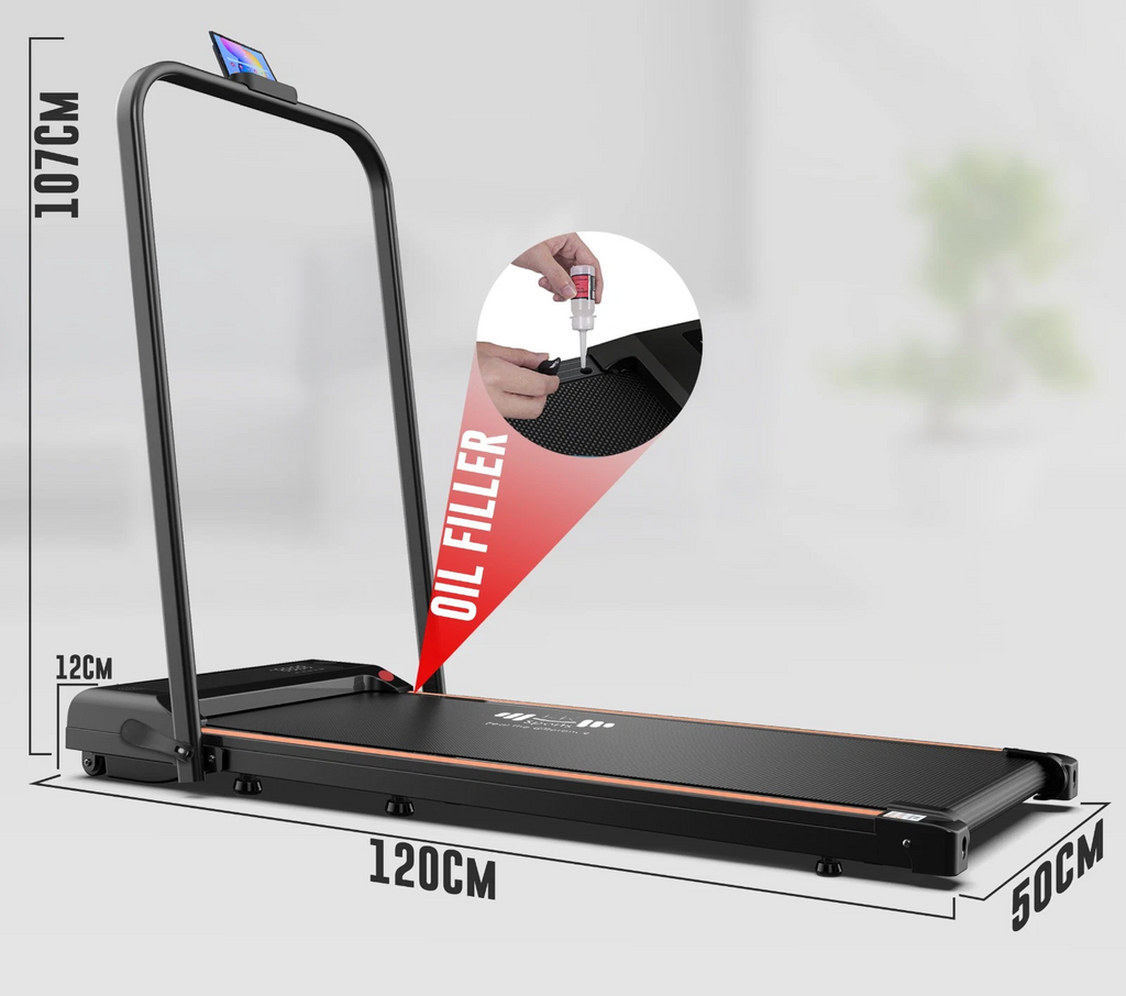 2HP Folding Walking Pad Under Desk Treadmill