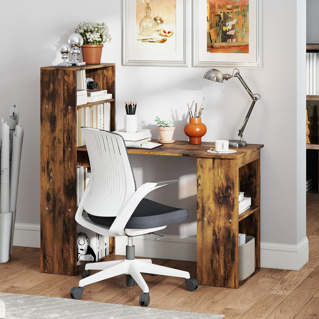 HM Computer Desk with 6 Shelves