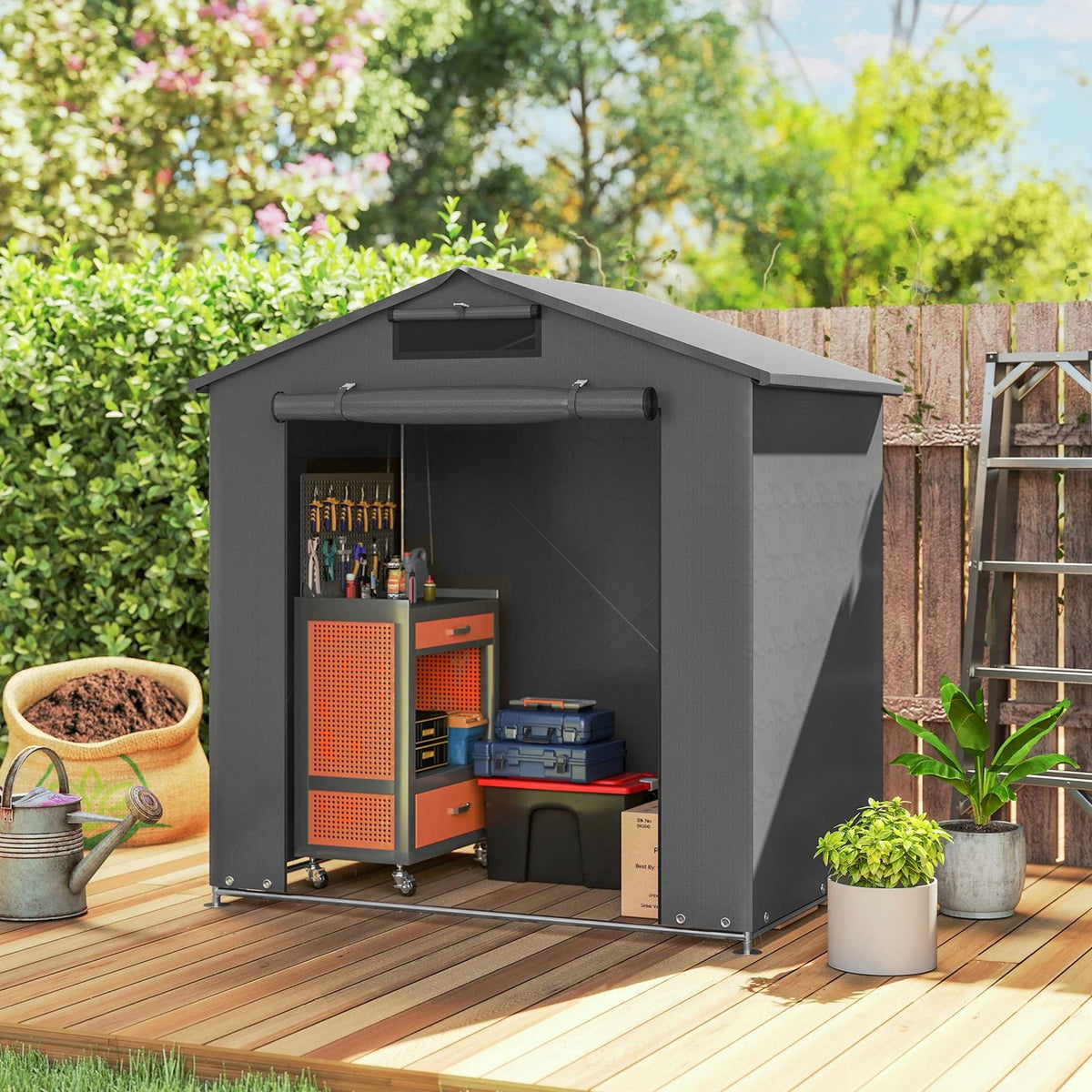 6 x 4ft Garden Storage Shed Tent