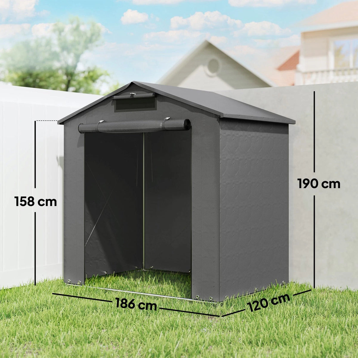 6 x 4ft Garden Storage Shed Tent